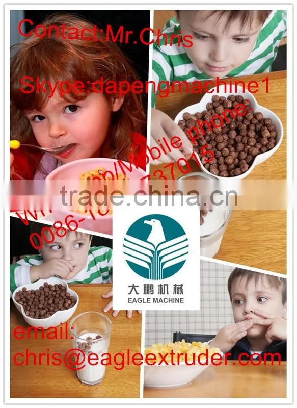 double screw extruder cereal
