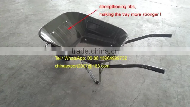 Hot Sale Concrete Wheel Barrow Building Tools with Solid wheel WB6400