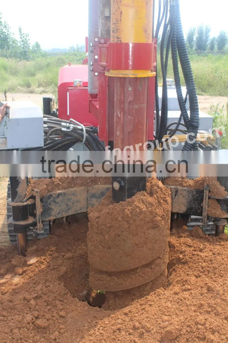 HF160Y Crawler Portable Rotary Bored Pile Drill Rig