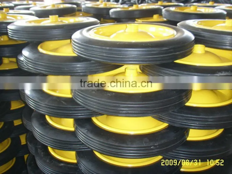 solid rubber wheel