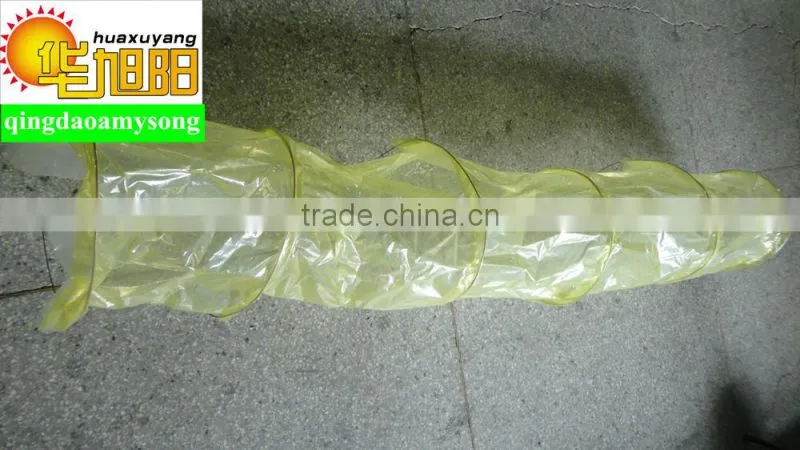 PE plastic Greenhouse film with iron wire for vegetable used in garden