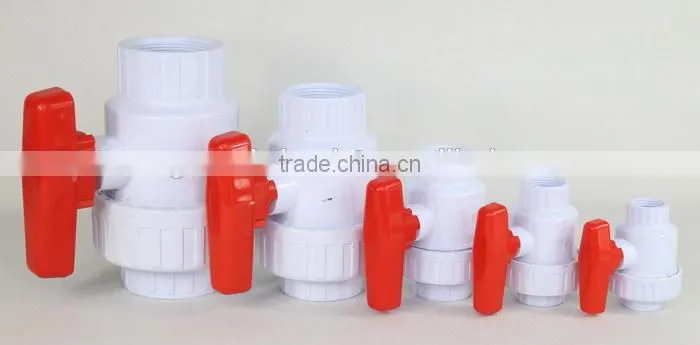 PVC DOUBLE UNION SPECIAL HANDLE BALL VALVE