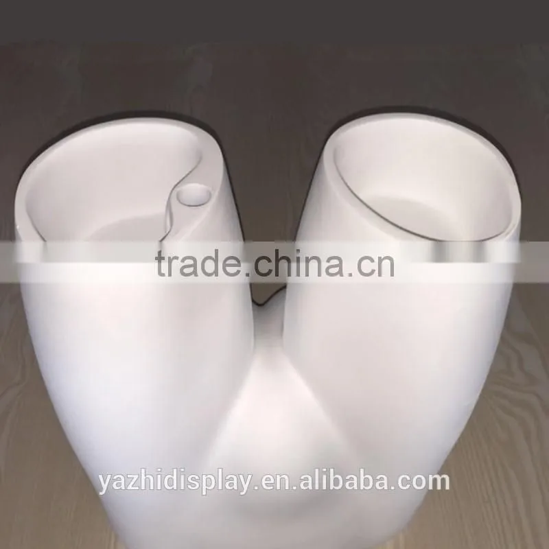 White Fashion Half Body Torso Female Hip Mannequins For Sale