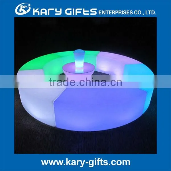 rgb multi color waterproof bright led lighting bar stool