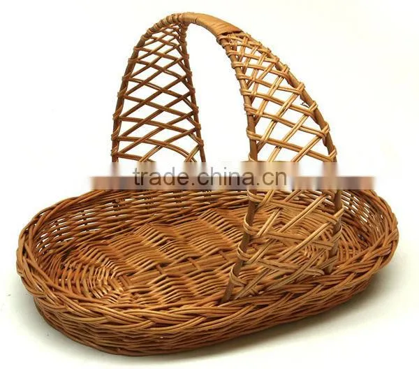 2016 cheap wicker bread basket