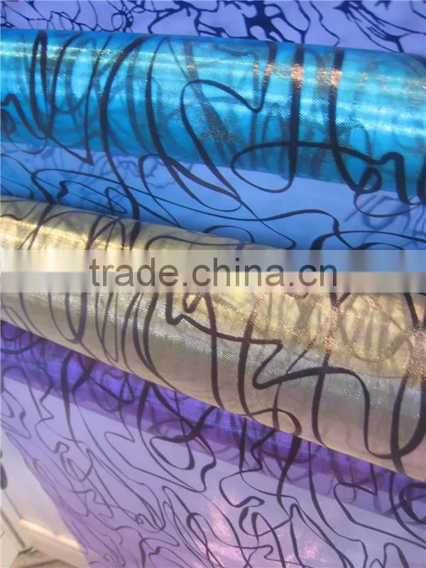 The design of beautiful organza fabric wedding, home decoration/Organza floral wrapping and packaging roll/floral packaging