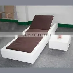 leisure garden beach sun bed for sale rattan outdoor round bed