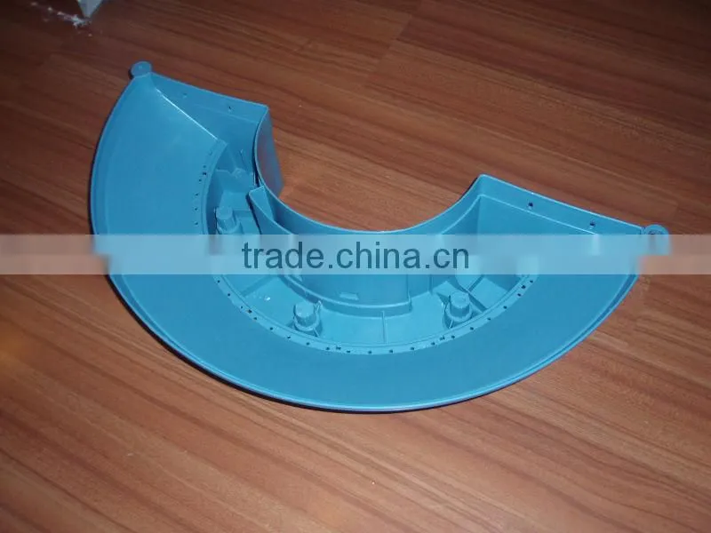 2015 New arc shaped plastic lamp post planters