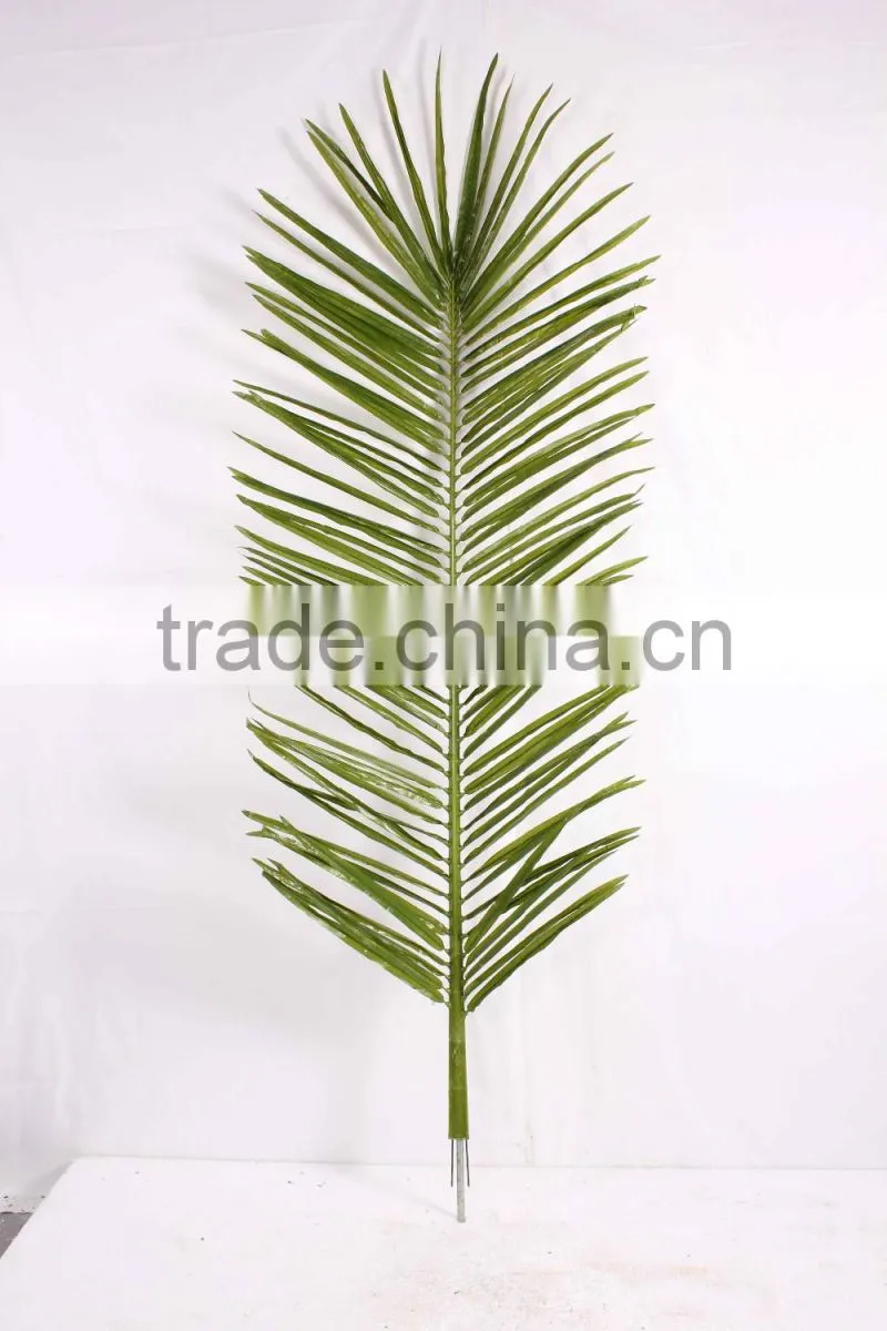 Wholesale artificial date palm leaves,factory price fake palm foliage