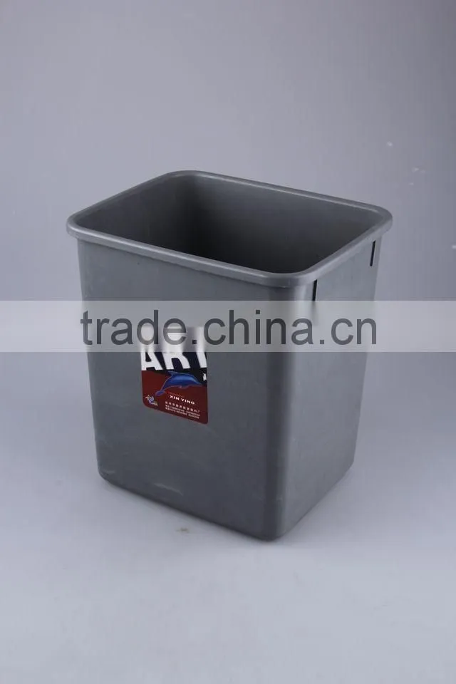 Rectangular Plastic Trash Can Household Garbage Can/Rubbish Bin