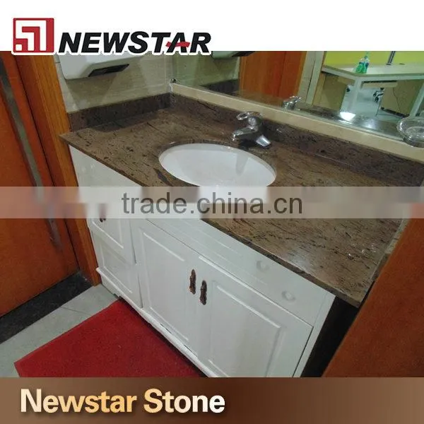 Newstar Bathroom One Piece Vanity Glass Vanity Top