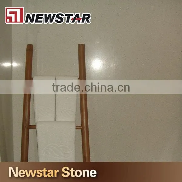 New durable material white quartz tub surround