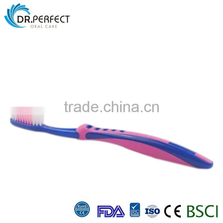 FDA Toothbrush For Adult Cleaning Teeth Nylon 610 Bristle