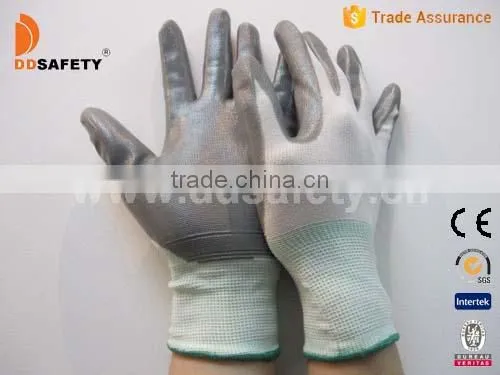 DDSAFETY Working Gloves Nitrile Coated Gloves