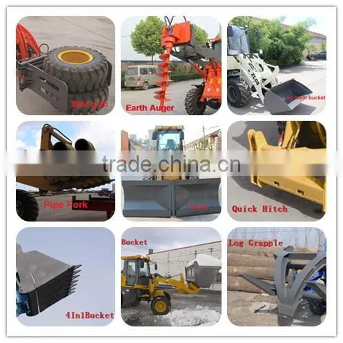 CE 4WD joystick loader hot sale with snow blower hot sale in Canada
