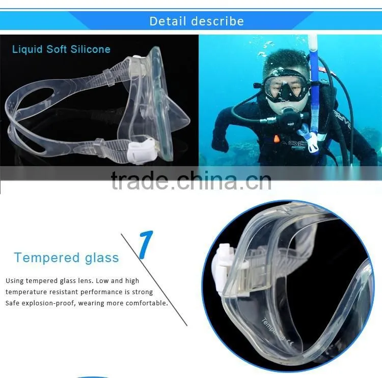 Low Volume Frameless Snorkeling Diving Mask GearMK1000)