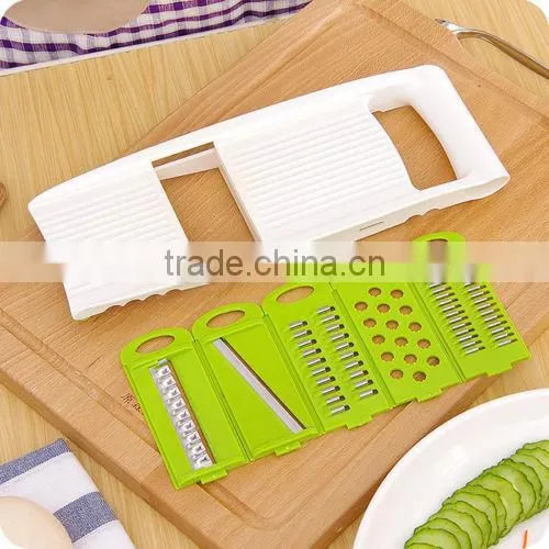 Professional Vegetables Mandoline Julienne Cutter Slicer Grater Garlic