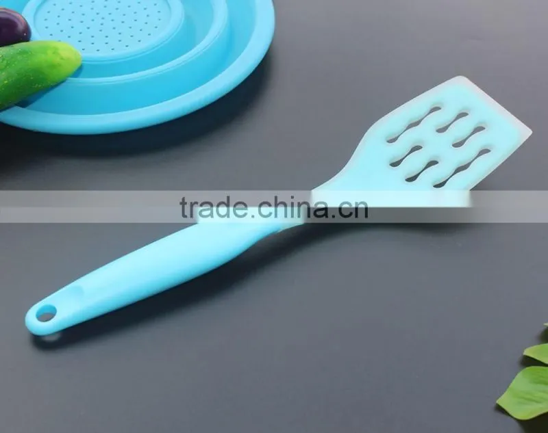 CK-3124 High quality non-stick 6pcs gadget silicone kitchen cooking tools set nylon kitchen utensil set with PP handle