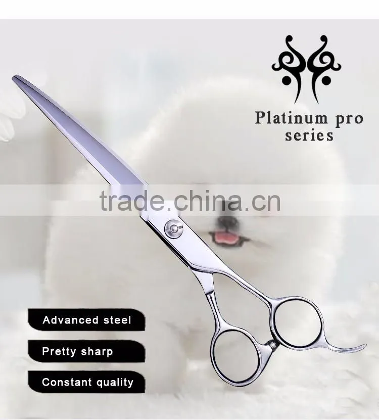 7 Inch Dog Grooming Straight Scissors for Dogs, 440 Japanese Steel Straight Shears