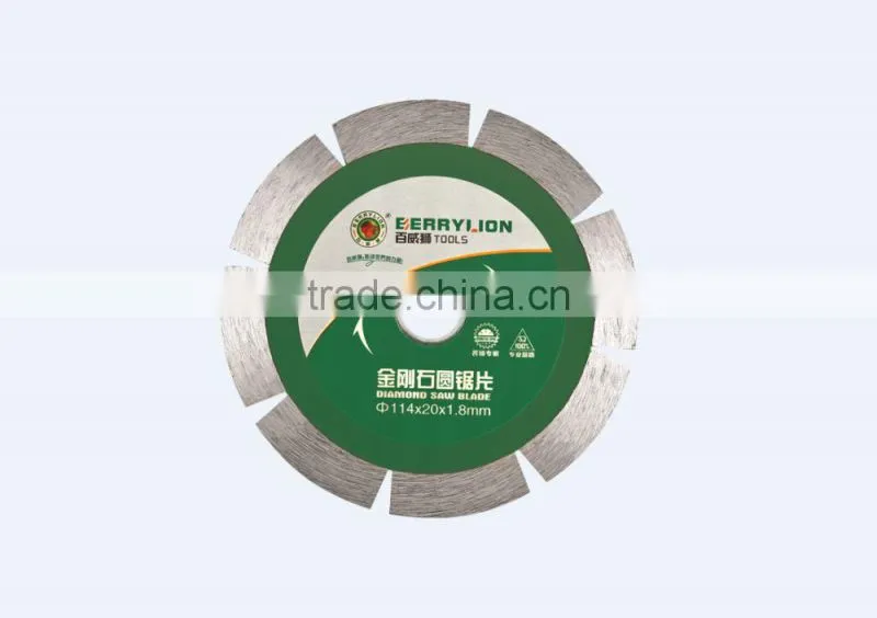 Berrylion 114mm Economical Diamond Saw Blade for instruction Dry diamond Saw Blade
