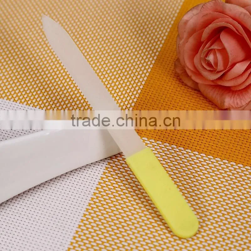 CIH01 OEM Disposalbe nail file buffer, fashion manicure different size glass nail file