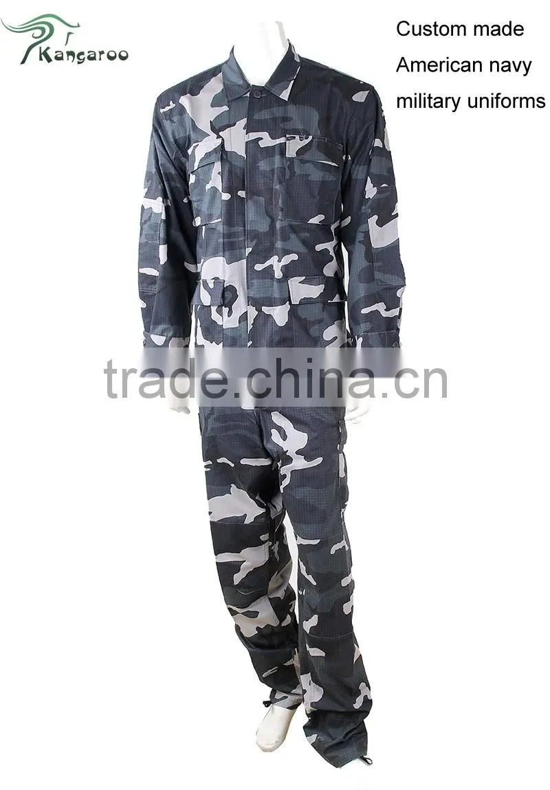 Custom Patterns Of Camouflage French Navy Military Uniforms