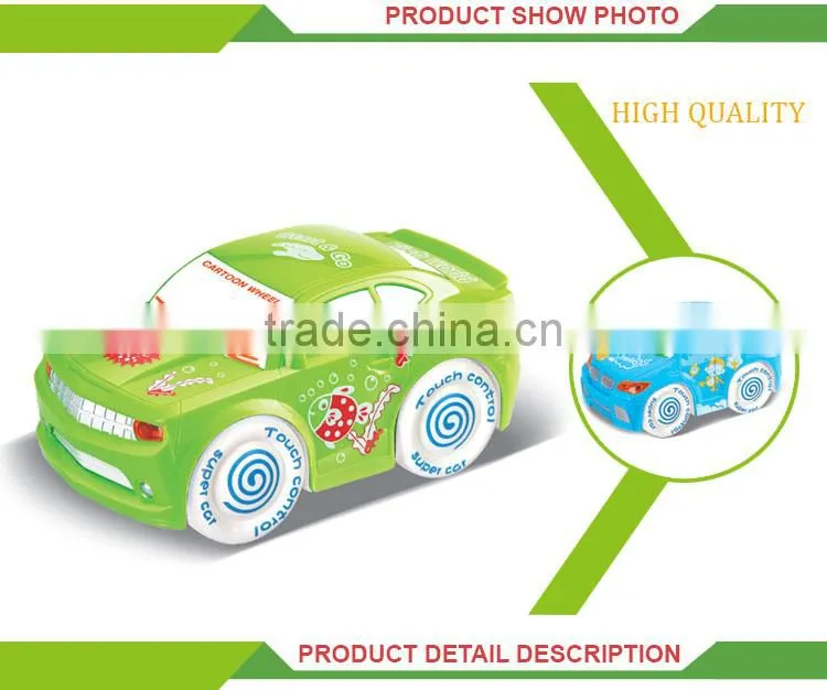 Newest product battery operated plastic gear toy car