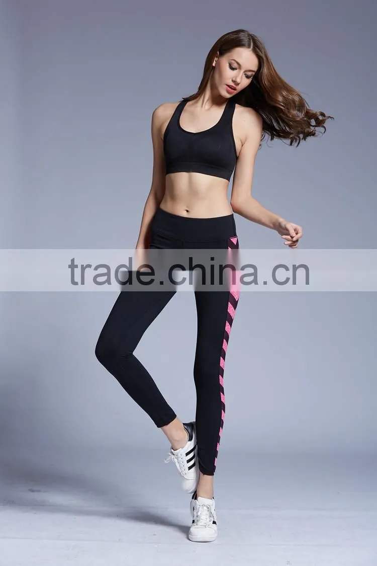 Custom Made Girl Wearing Black Yoga Pants Wholesale