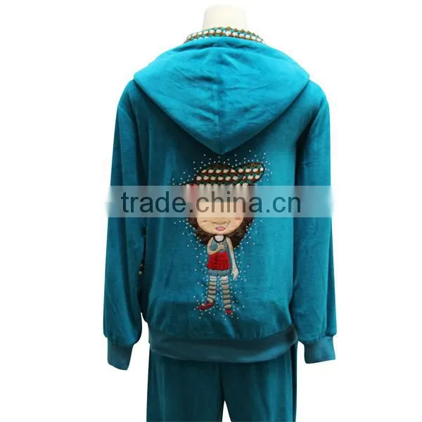 latest design china wholesale china velvet sport cheap women winter clothes