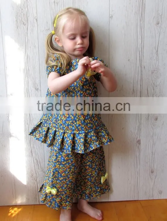 Wholesale OEM for cute baby bloomers set and baba baby wear