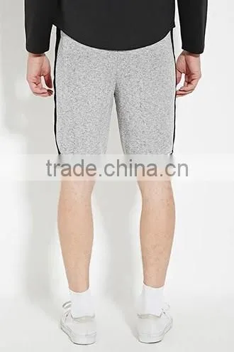 Men hit color circle cloth with soft nap four minutes of pants pants