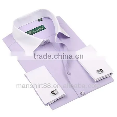 hgih yarn count high density tuxedo shirt for man