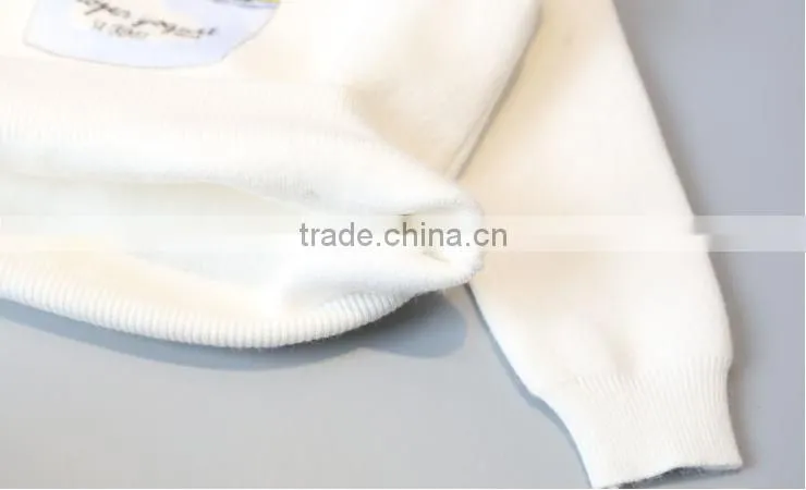 Latest Baby Girl Cartoon Pattern Pullover Sweater Design