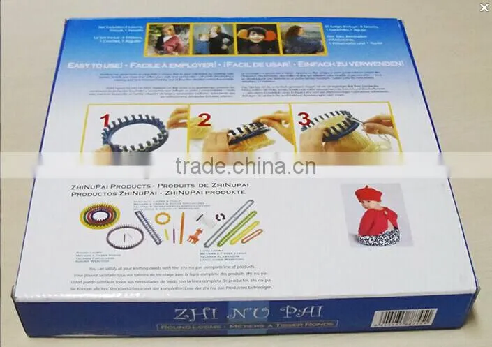 High quality 4 size Plastic round Knitting Looms/ Circular Wool weaver tools