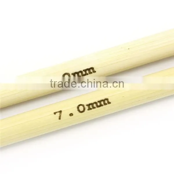 Bamboo Crochet Hooks Needles Natural (US X/ UK 2) 15cm long,5PCs