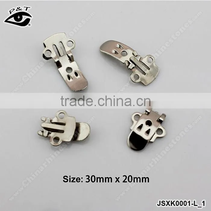 30x20MM removable shoe clips metal clip on shoe accessories for Shoe DIY Decorations
