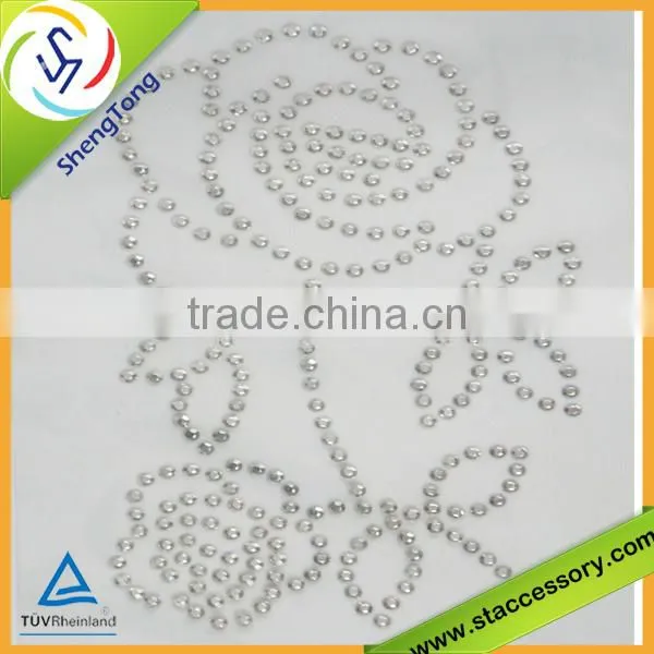high quality hot fix rhinestone motif/hot fix motif