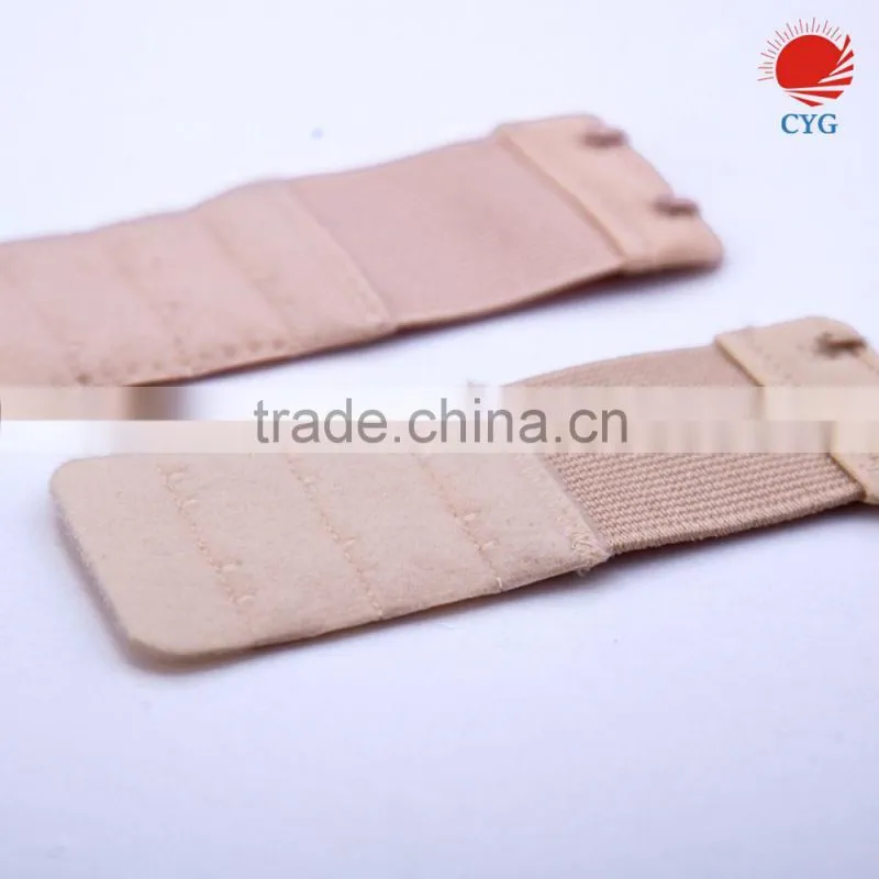 CYG HOT SELLING Elastic bra extend hook and eye tape for sale