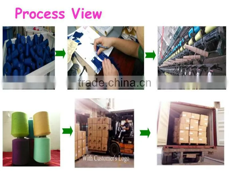Chinese distributors for 100 polyester spun yarn for weaving or sock