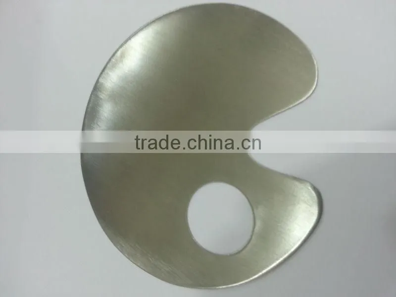 Stainless Steel Mixing Palette with hole Cosmetic Makeup Palette