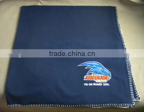 polyester blanket 2014 promotional navy picnic blanket foldable blanket