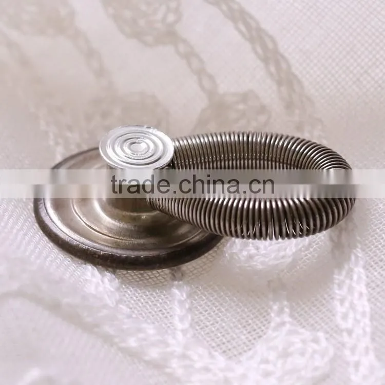 6 Pack Spring Button Extender on Jeans Pants/Waistband/Collar/Trousers/Shirt Elastic Sretch Button Expander 2017