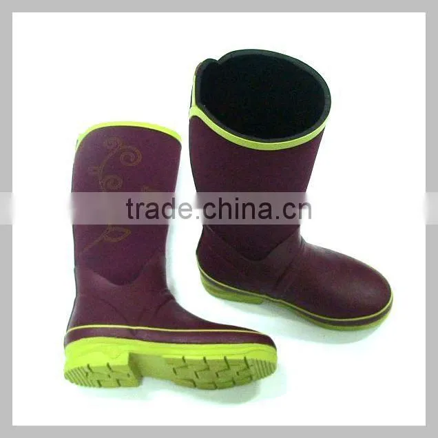 2014 hottest Fashion ladies cheap rain boots