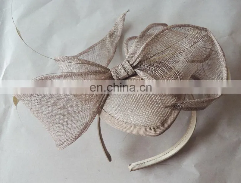 Wholesale Fascinator Disc Millinery Cocktail hair band accessory for women