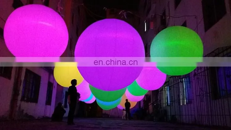 large wedding decoration inflatable led balloons for sale