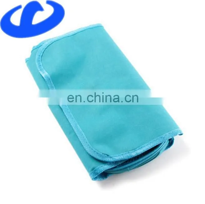 Canvas Wash Bag Foldable Organizer Multi-functional Hanging up Cosmetic Bag