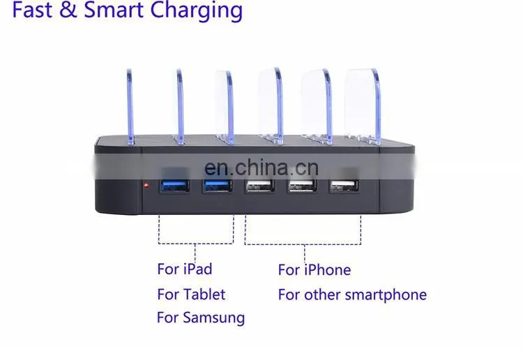 2017 Amazon hotselling new style 5 port usb charging station