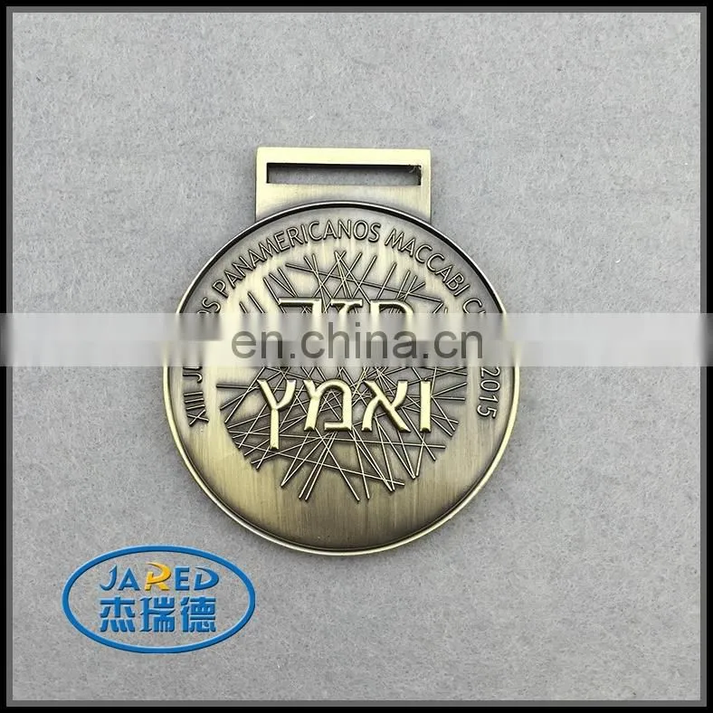 2015 Free sample plated custom metal medal/ award medal/ gold medal