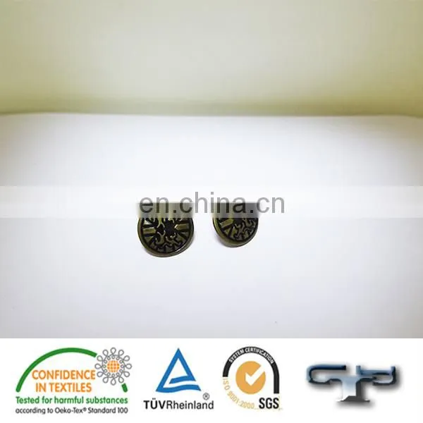 Custom color metal jeans button shank jeans botones