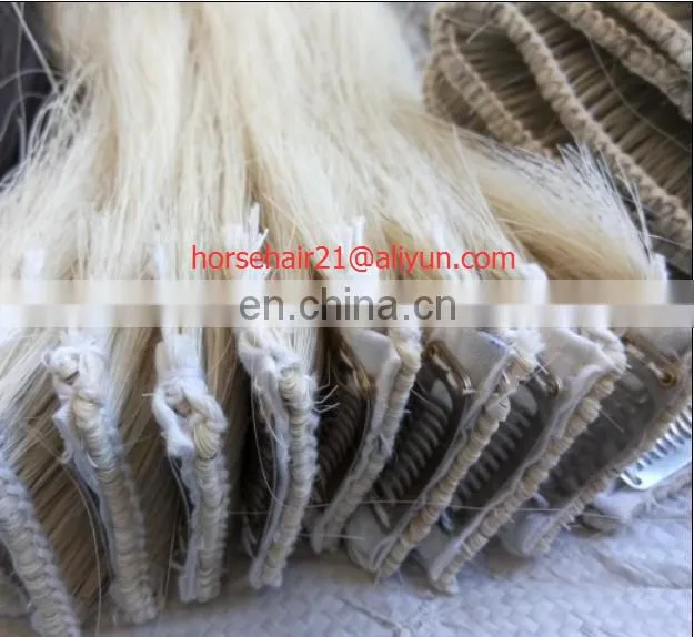 False horse forelocks extensions